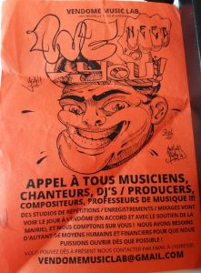 Vendôme Music Lab : we need you !