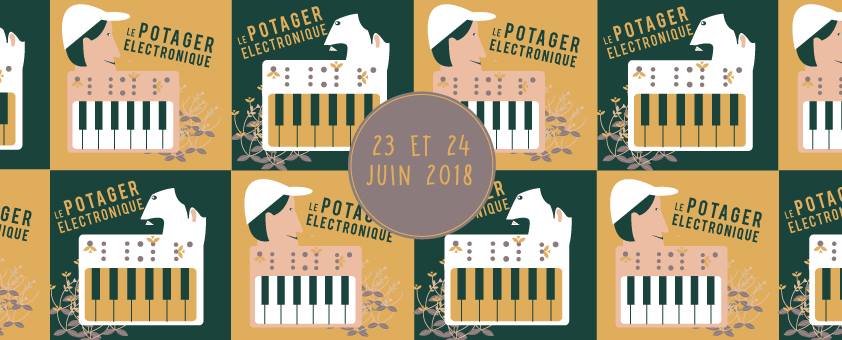 Le Potager 24 et 24 juin 2018 2 jours de concerts autour des musiques actuelles, du Samedi 23 Juin dès 16h jusqu'au dimanche 24 juin 19h dans le potager de la Gloriette !
